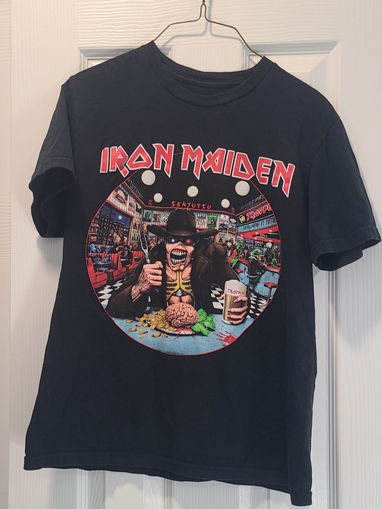 Iron Maiden Other - Black Graphic Iron Mauden 2024 Official Tour Tee - Small